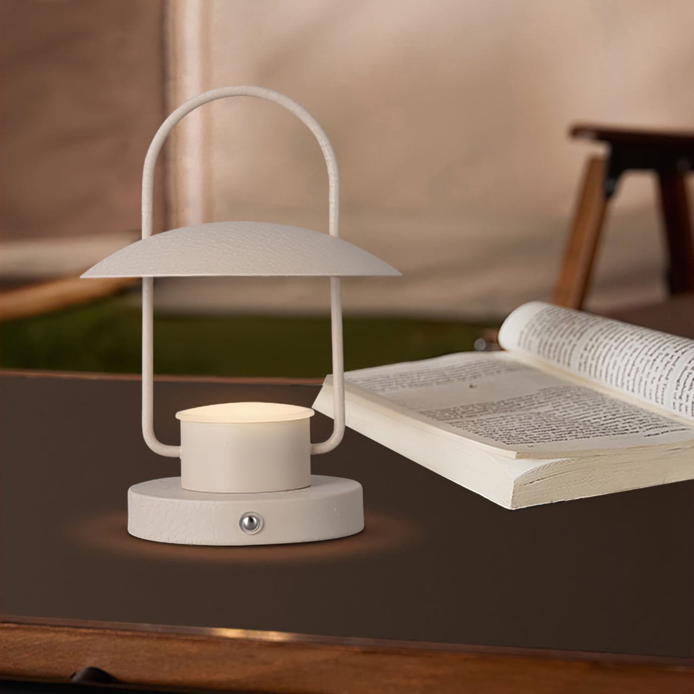 LumiGo - Lámpara de mesa LED portátil con batería recargable