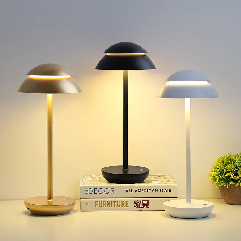 LumiFlex – Draadloze LED Tafellamp, Dimbaar en Oplaadbaar Nachtlampje
