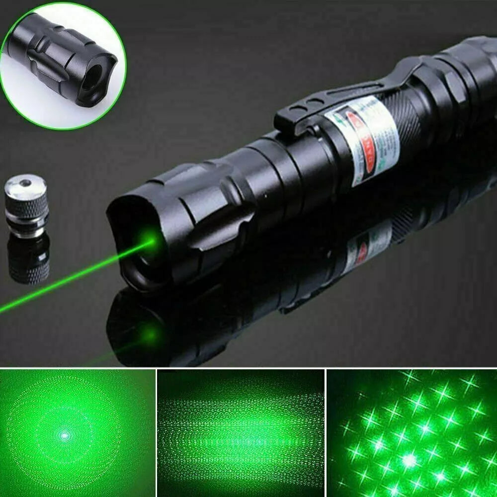 Rechargeable Green Laser Pointer Pen Long Range for Presentations 0