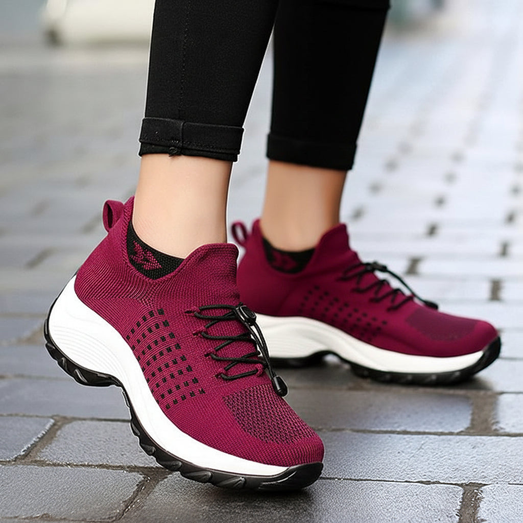 Womens Orthopedic Breathable Comfort Fit Sneakers Sports Shoes