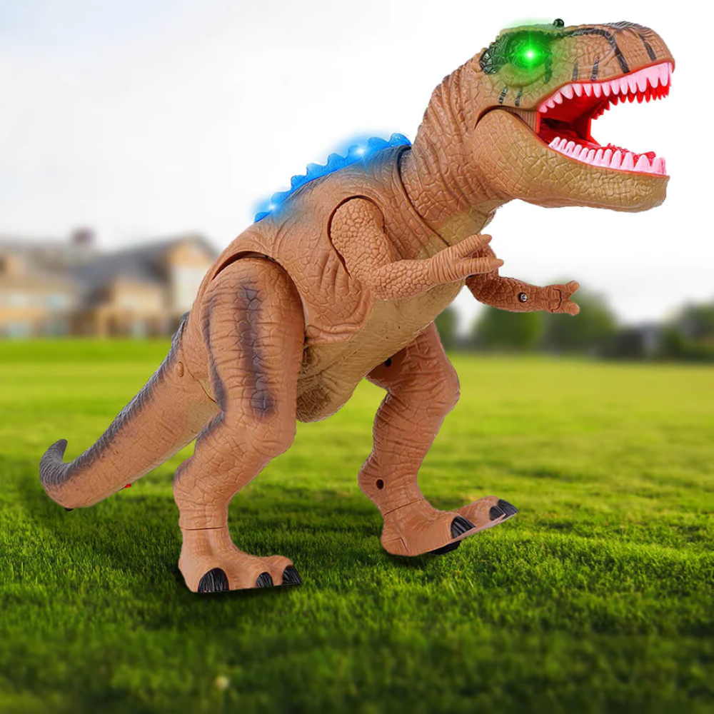Remote Control Walking Dinosaur Toy with Roaring Sounds Lights 1