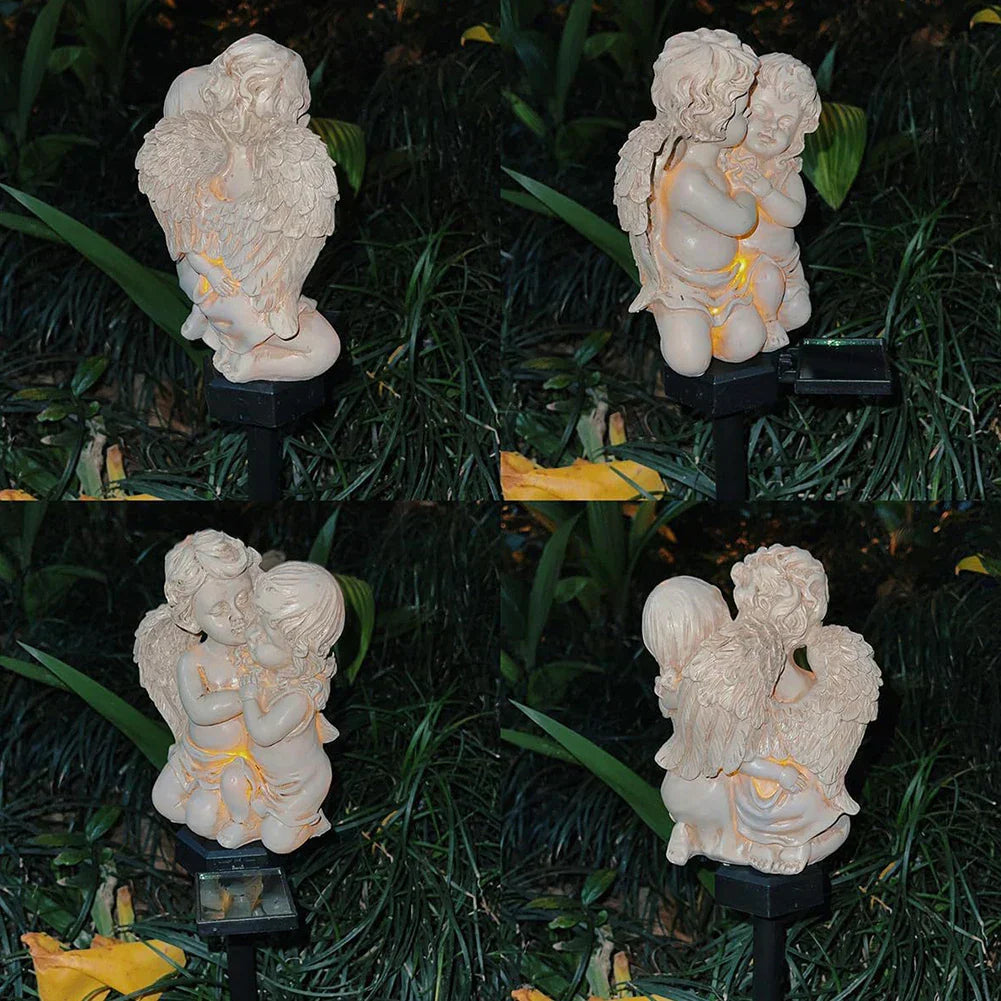 Luminaar - Heavenly Resin Angel Solar Lamp