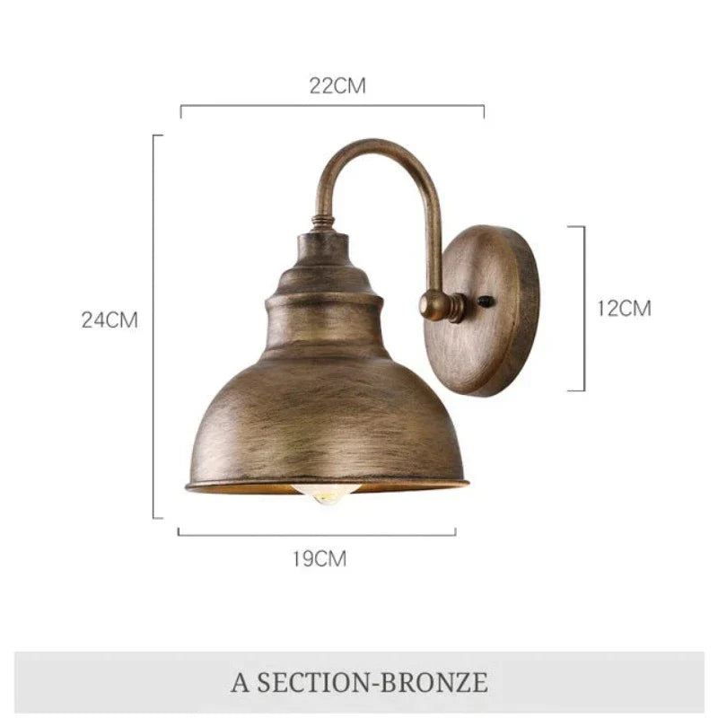 RetroLicht - Waterdichte Vintage Wandlamp