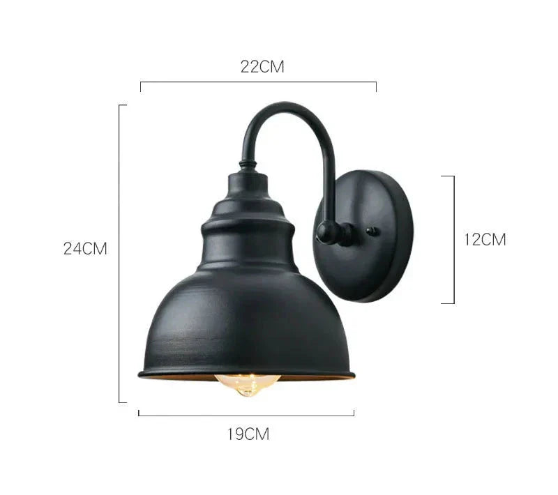 LumiVintage - Waterproof Retro Wall Lamp for Outdoors – Classic Outdoor Lighting