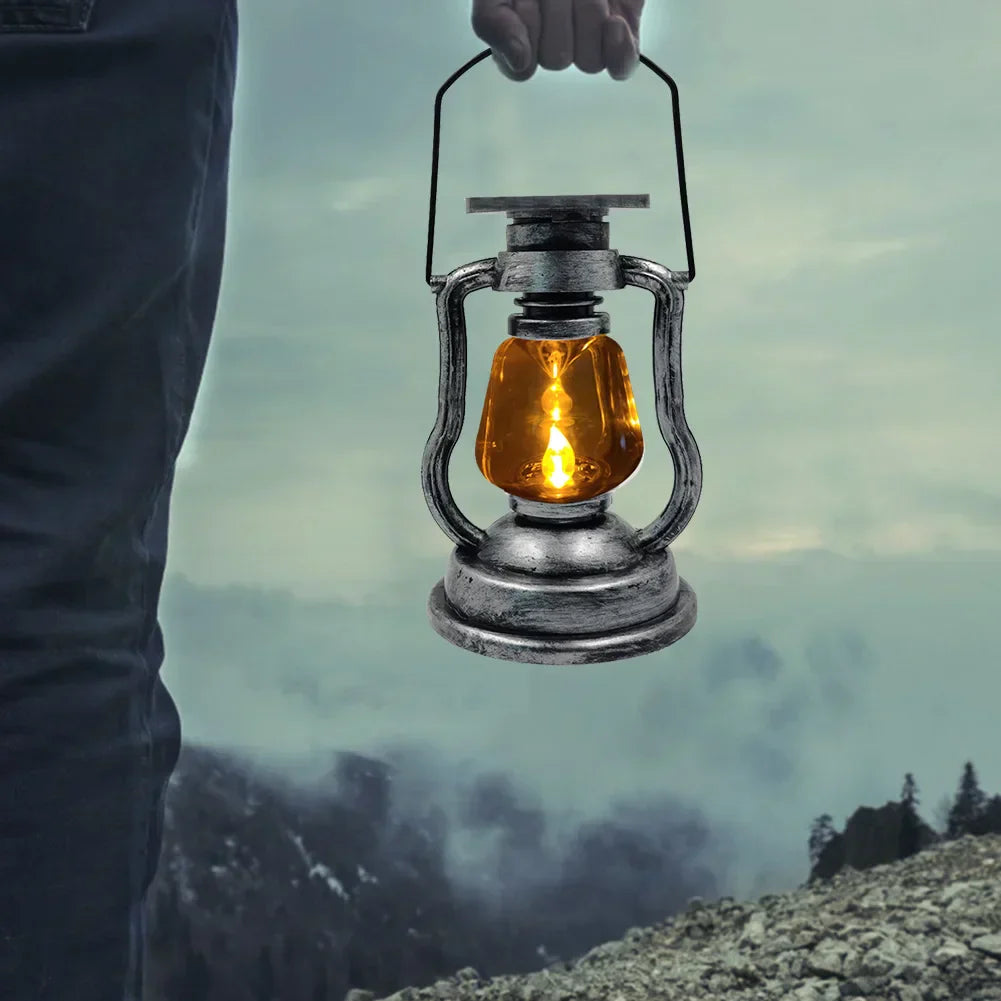 RetroLight - Vintage Kerosene Lamp with LED Lighting – Nostalgic Decorative Lantern