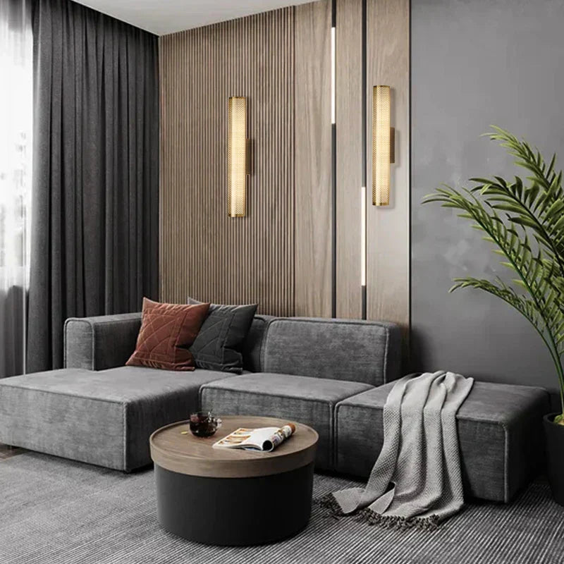 AntiqueGlow - Vintage LED Wandlamp van Messing – Klassieke Verlichting