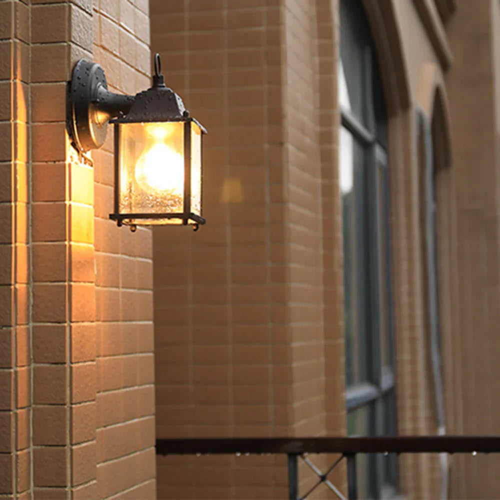 VintageGlimmer - Classic Outdoor Wall Lamp
