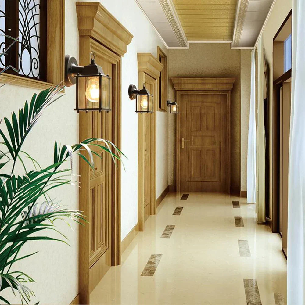 LumiClassic – Retro Outdoor Wall Lamp – Weatherproof Vintage Lighting for Garden & Terrace