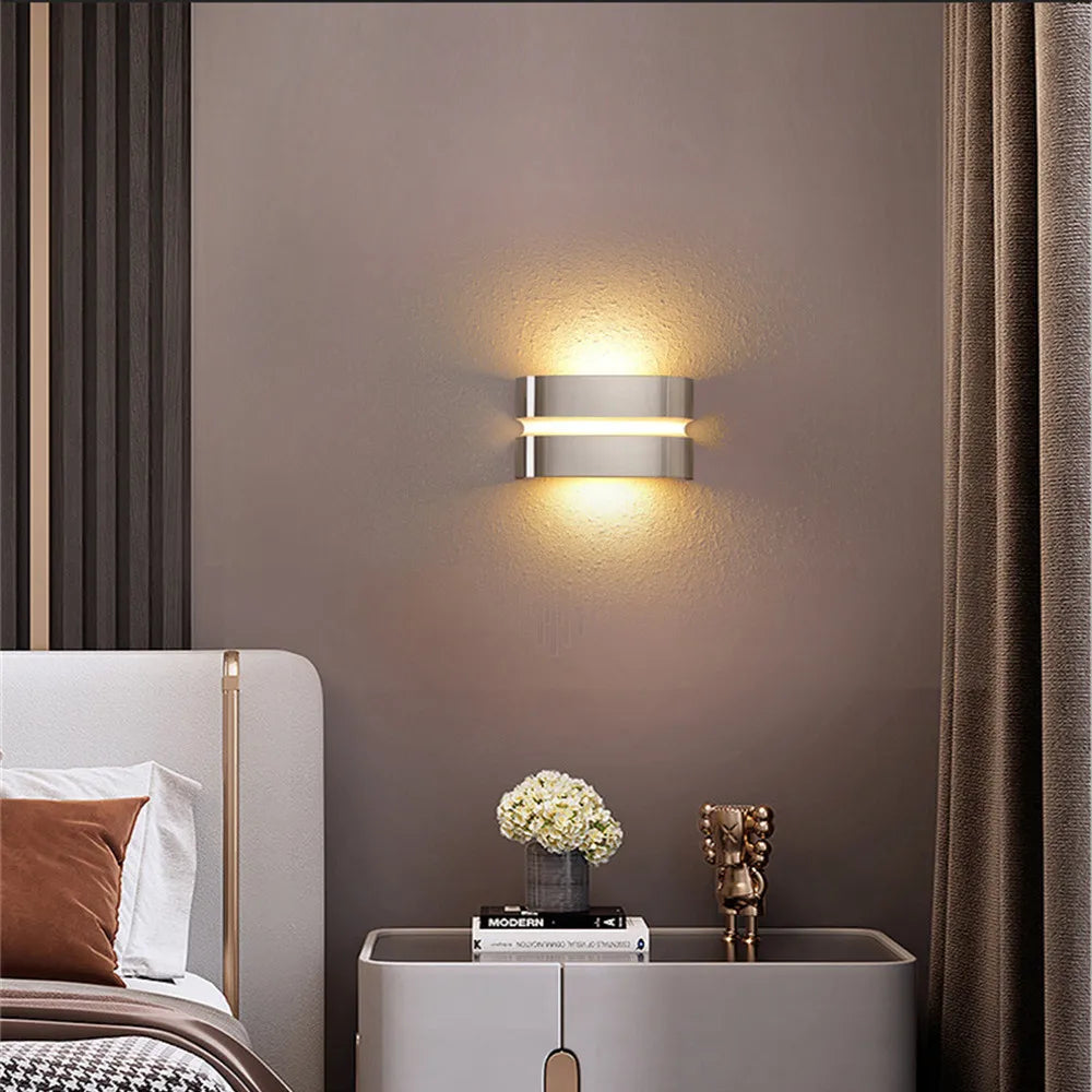 LumiSteel – Stainless Steel LED Wall Lamp for Balcony & Terrace – Waterproof & Modern