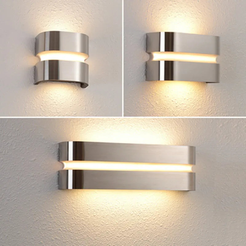 LumiSteel – Stainless Steel LED Wall Lamp for Balcony & Terrace – Waterproof & Modern