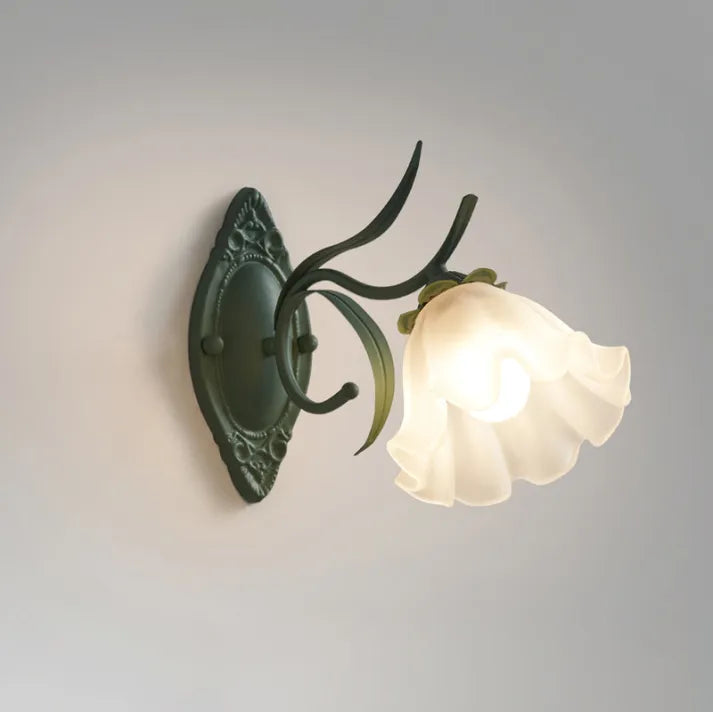 LilyGlow – Wall Lamp with Floral Design
