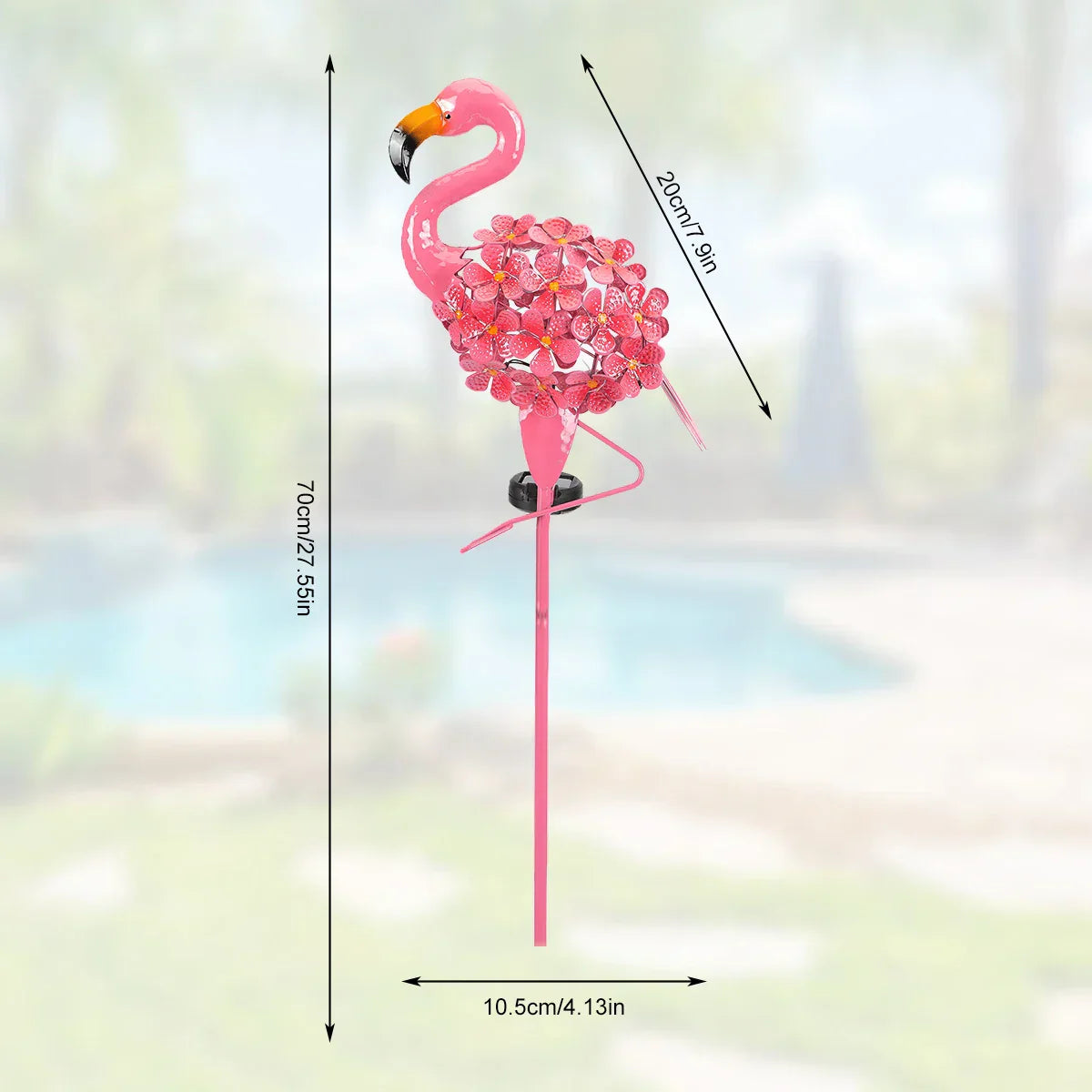 TropiGlow – Solar Flamingo Garden Lamp – LED Decorative Light for Outdoors, Weatherproof & Solar-Powered