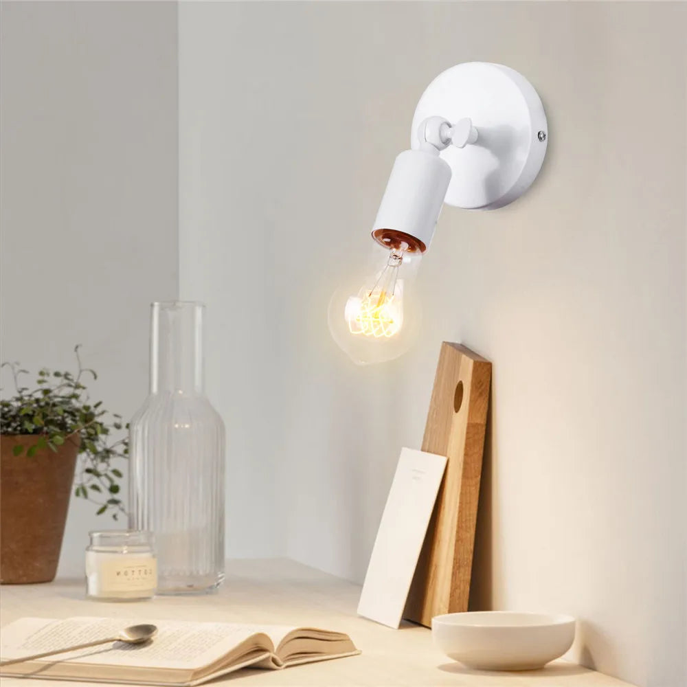 IndustrialBronce - Lámpara de Pared Retro Ajustable para Iluminación Ambiental