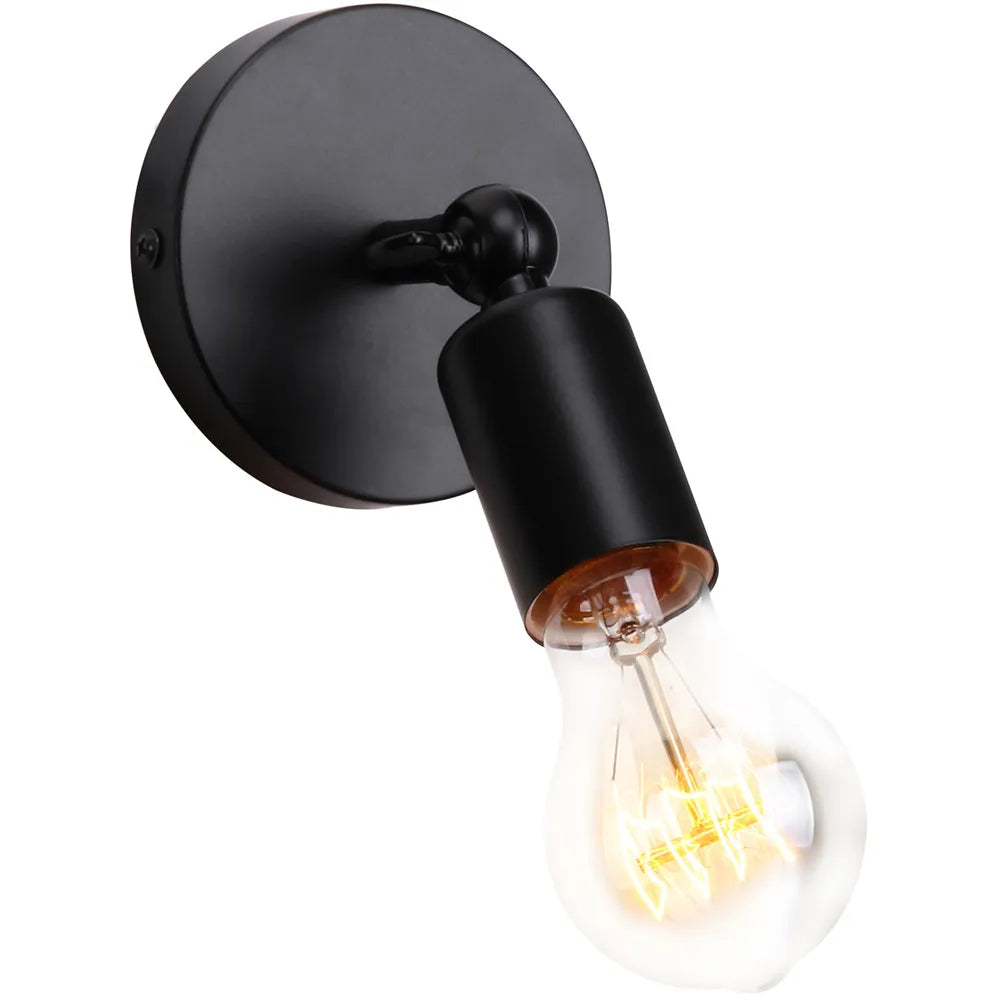 IndustrialBronce - Lámpara de Pared Retro Ajustable para Iluminación Ambiental