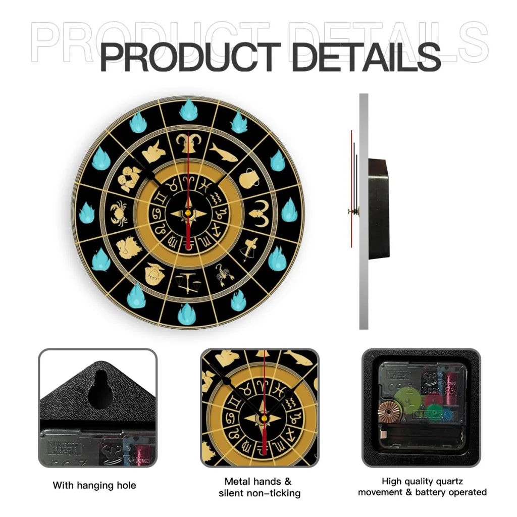 ModernGlow - Reloj de Pared 3D Estilizado para Decoración de Interiores