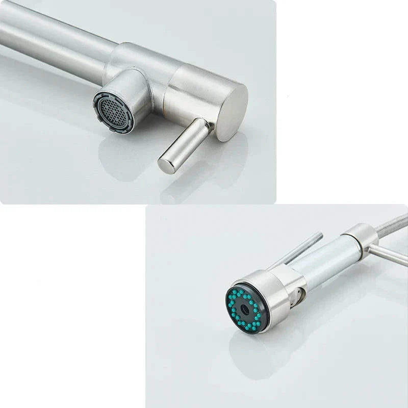 FlexiNickel – Rubinetto da cucina girevole a 360°