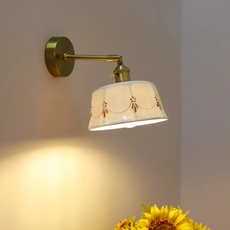 ZenGlow - Japanese Retro Wall Lamp with Pull Switch