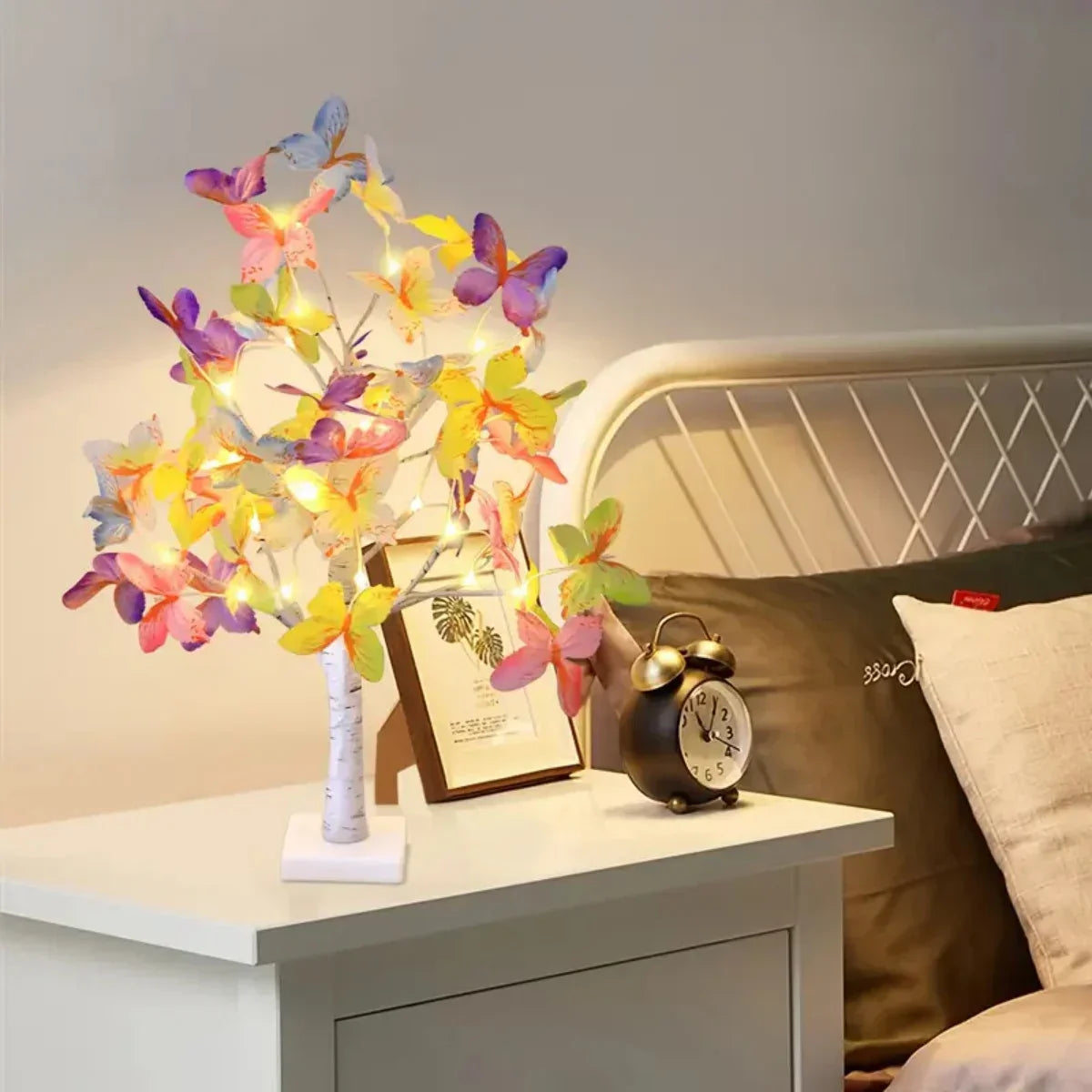 LumiTree - LED Berkenboom Tafellamp met Kleurverandering – Decoratieve Boomlamp