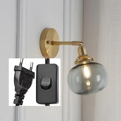 LichtKroon - Lámpara de pared moderna con interruptor de tracción