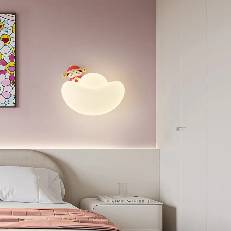 GoudKinder - Lámpara de pared de PE para habitación infantil