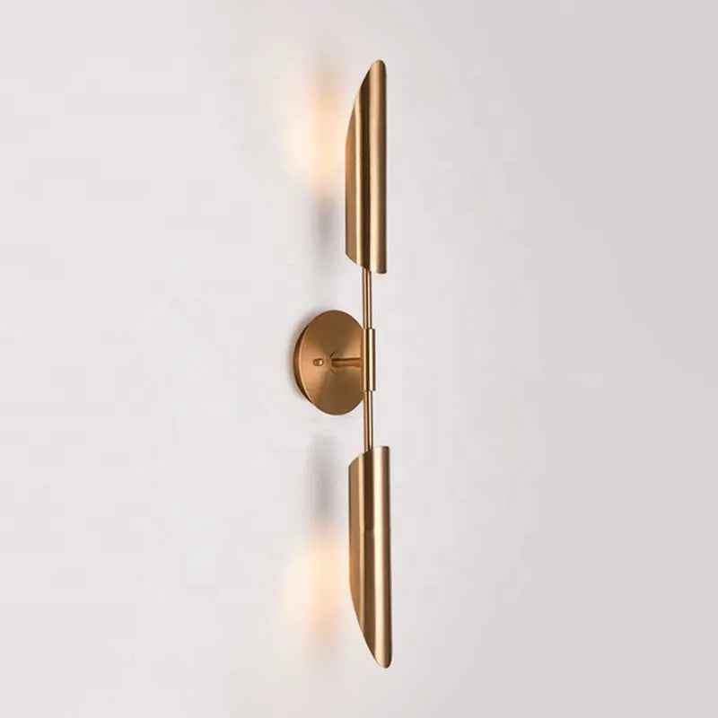 LuxeGlam - Gouden Industriële Wandlamp voor Hotel en Woonkamer