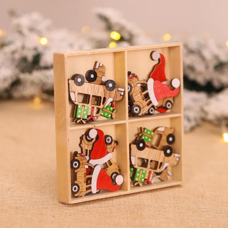 OrnamentGnomes – Houten Hangdecoraties voor Kerst