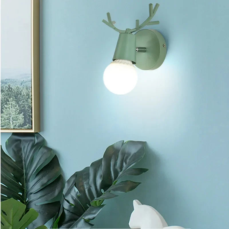 AntlerGlow - Moderne Verstelbare Kinderkamer Wandlamp