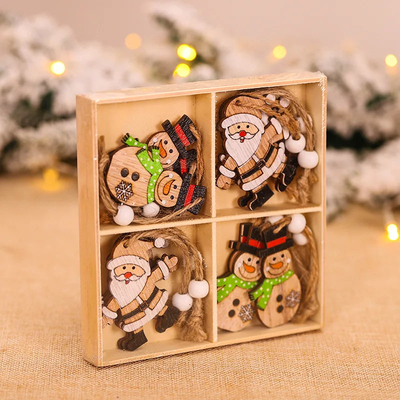 OrnamentGnomes – Houten Hangdecoraties voor Kerst