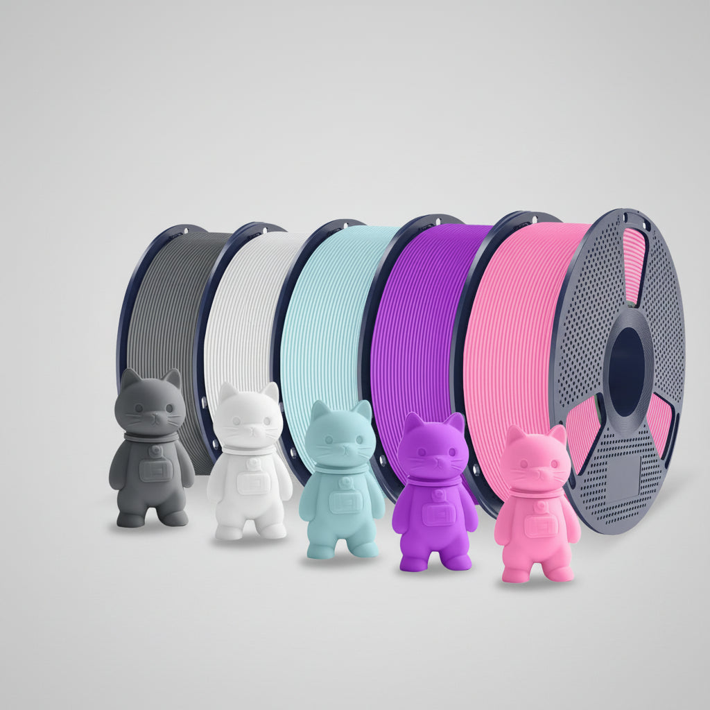 PLA Matte 3D Filament FDM Printers Kleurvolle Milieuvriendelijke Materialen