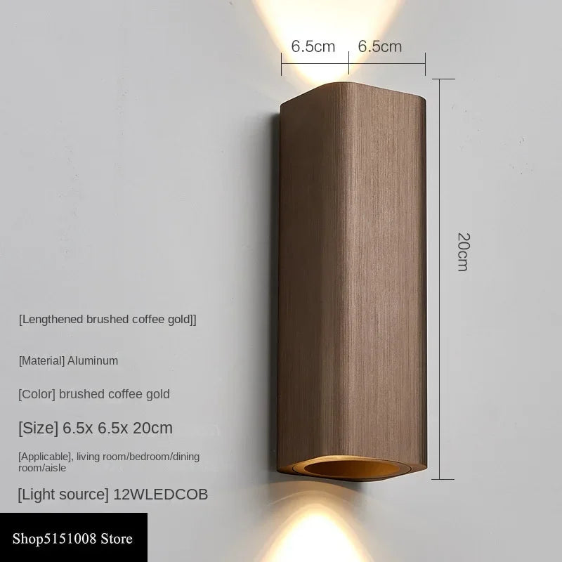 GlowLuxe - Modern LED Wall Lamp for Bedroom & Hallway