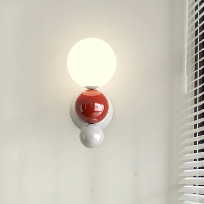 PearlGlow - Nordic LED Wall Lamp with Adjustable Color Lighting
