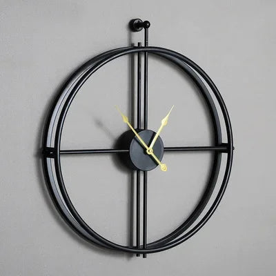 LuxeTijd - Reloj de Pared Silencioso 50/60cm para Interiores Modernos