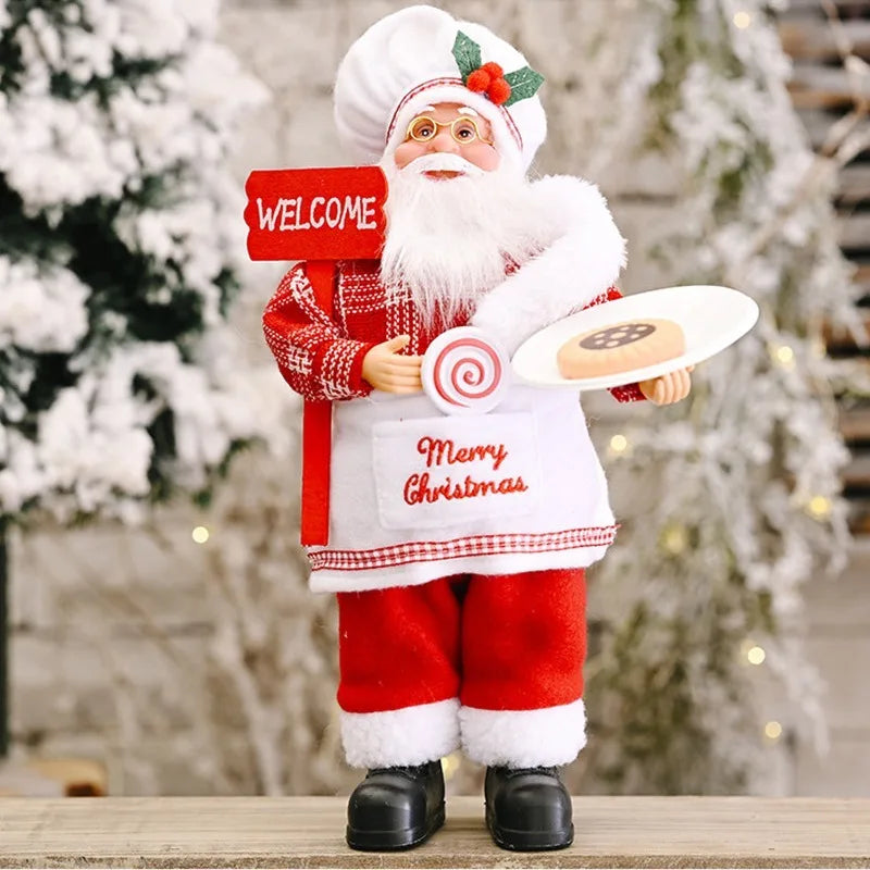 KerstPop - Santa Claus Plush voor Feestelijke Decoratie