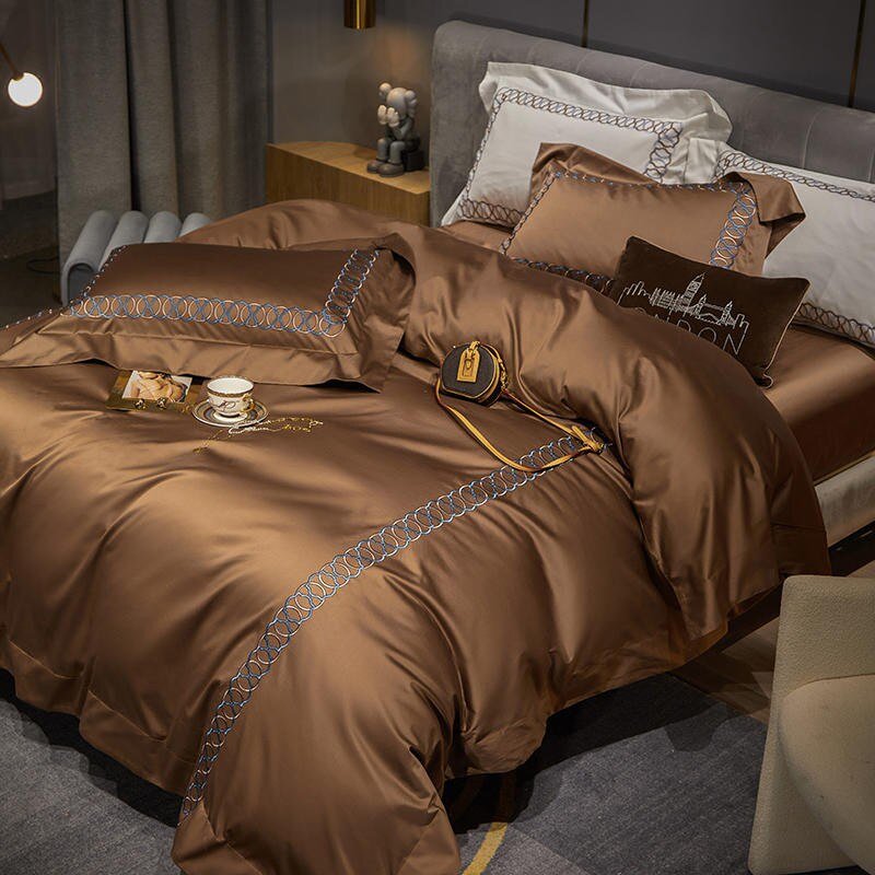 Sunstone Reves Duvet Cover Set - Egyptian Cotton