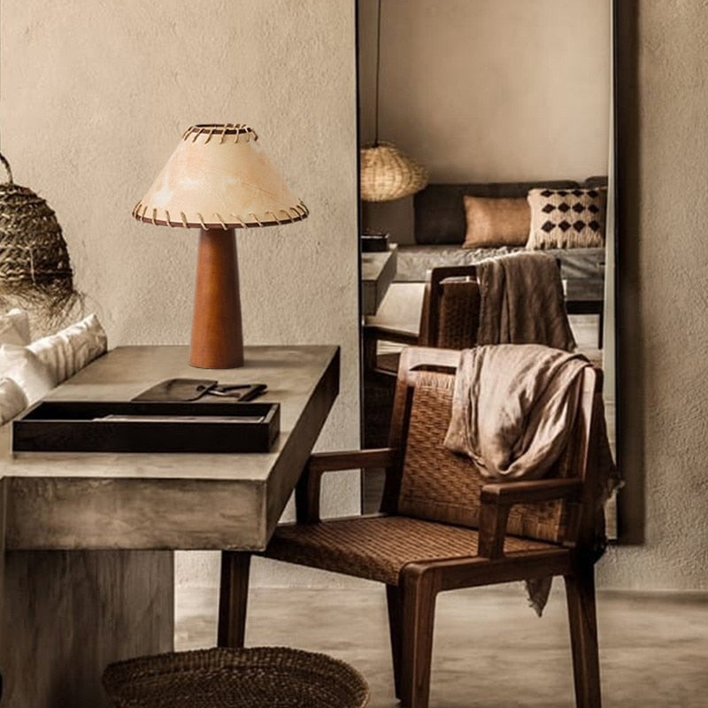 ZenGlow - Wabi-Sabi Tafellamp van Hout