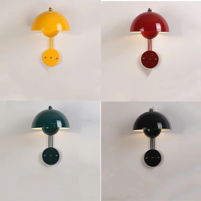 NordicGlow - Minimalist Multicolor LED Wall Lamp for Bedroom and Living Room