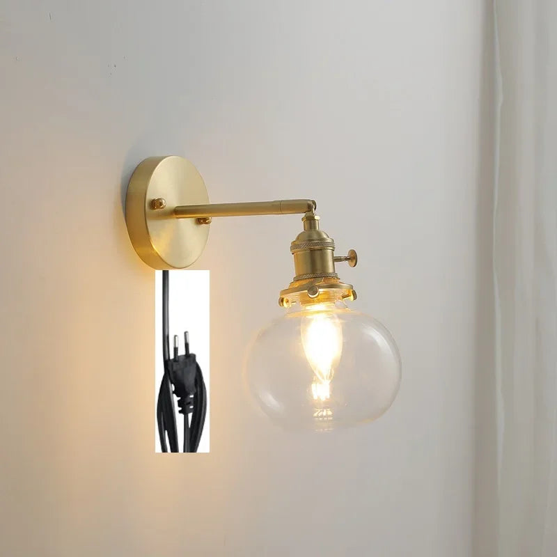 LichtKroon - Lámpara de pared moderna con interruptor de tracción