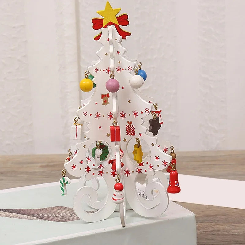 WoodDecor - Charming 3D Christmas Tree