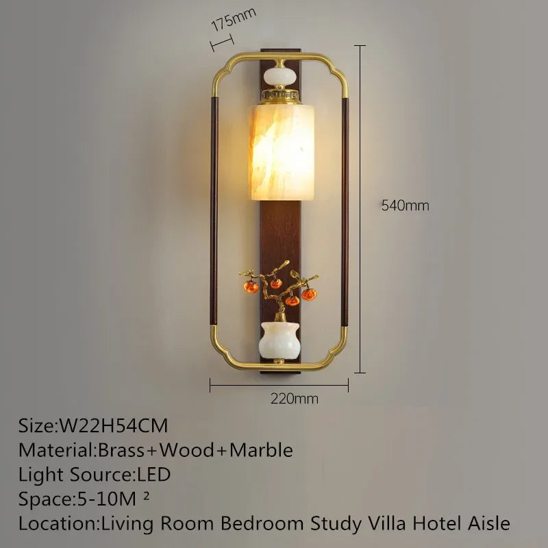 MessingLuxe - Lámpara de pared contemporánea