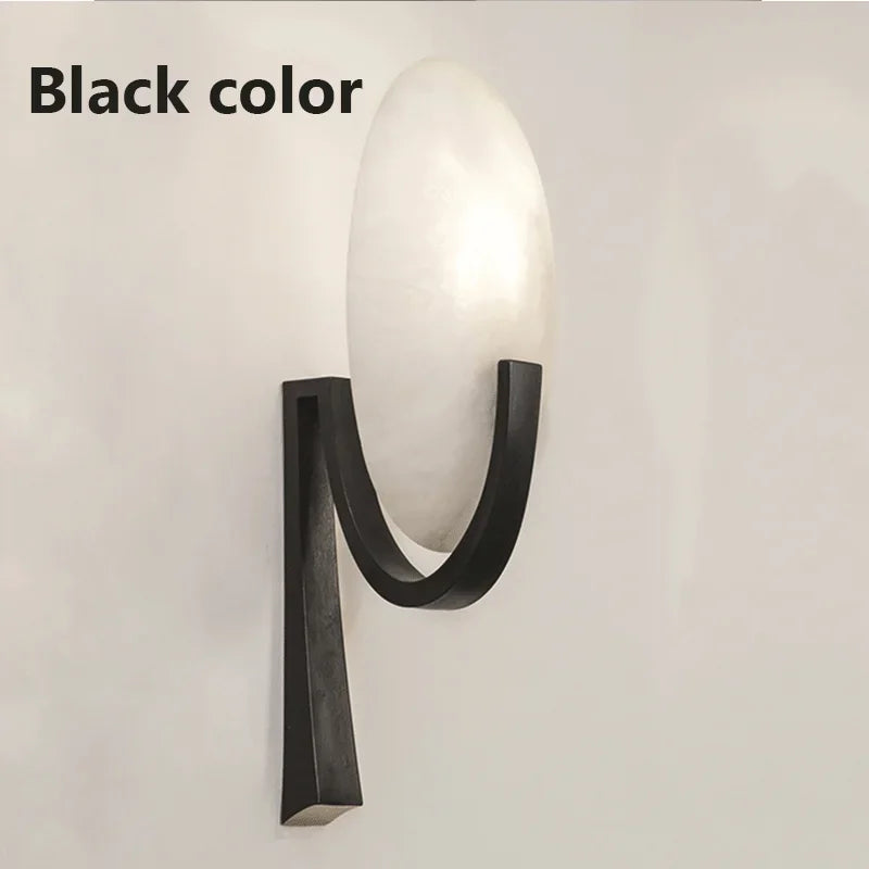 NordicGlow - Marmeren Wandlamp Met Moderne Elegantie
