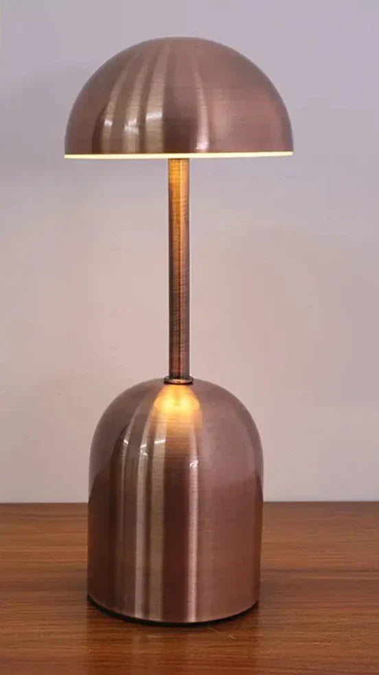 GlowLuxe - Draagbare Dimbare Tafellamp – LED Metalen Design voor Sfeervolle Verlichting