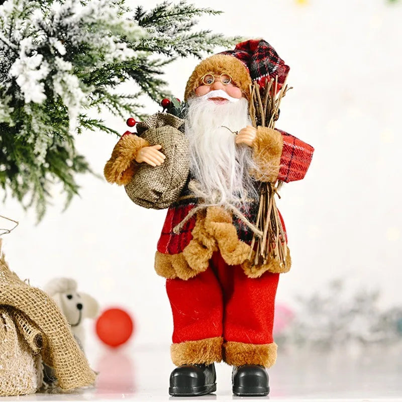 KerstPop - Santa Claus Plush voor Feestelijke Decoratie