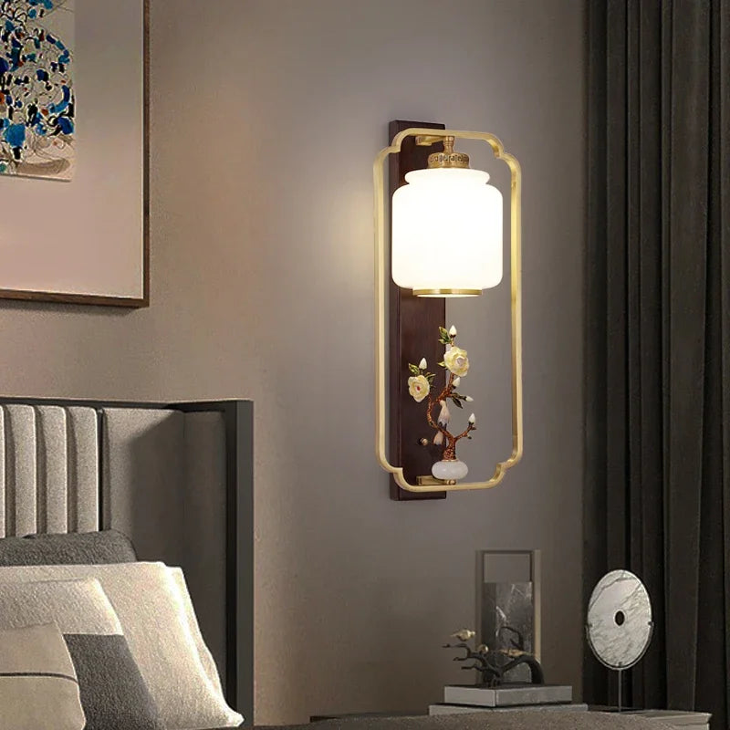 MessingLuxe - Lámpara de pared contemporánea