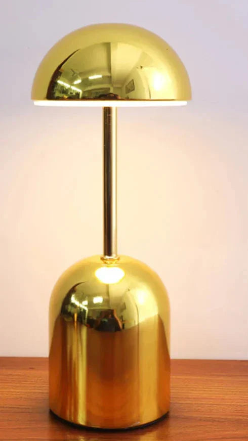 GlowLuxe - Draagbare Dimbare Tafellamp – LED Metalen Design voor Sfeervolle Verlichting