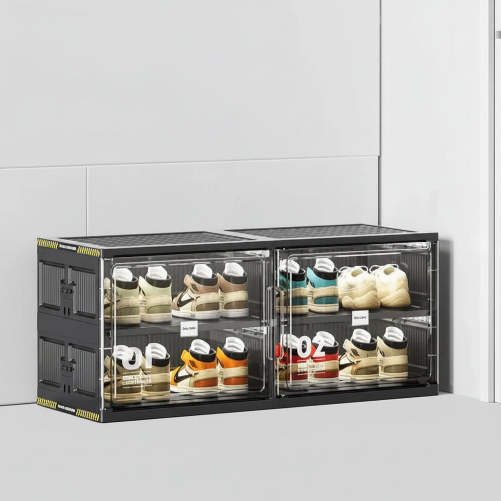 Organizador de Sapatos Inteligente Poupa Espaço Empilhável Durável