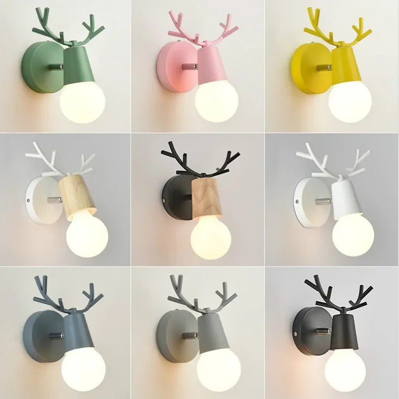 AntlerGlow - Moderne Verstelbare Kinderkamer Wandlamp