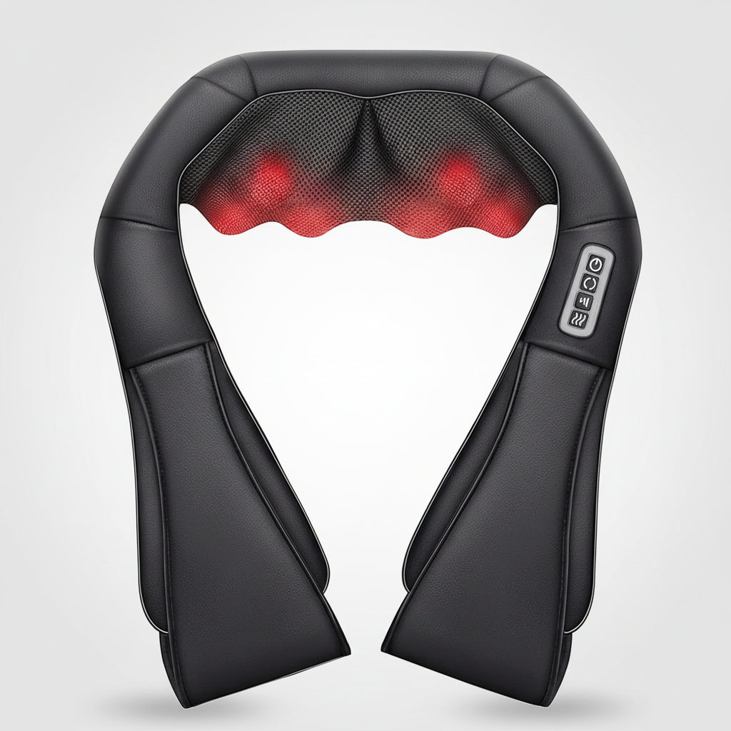 Massageapparaat Shiatsu Nek Schouders Warmte Massagekussen