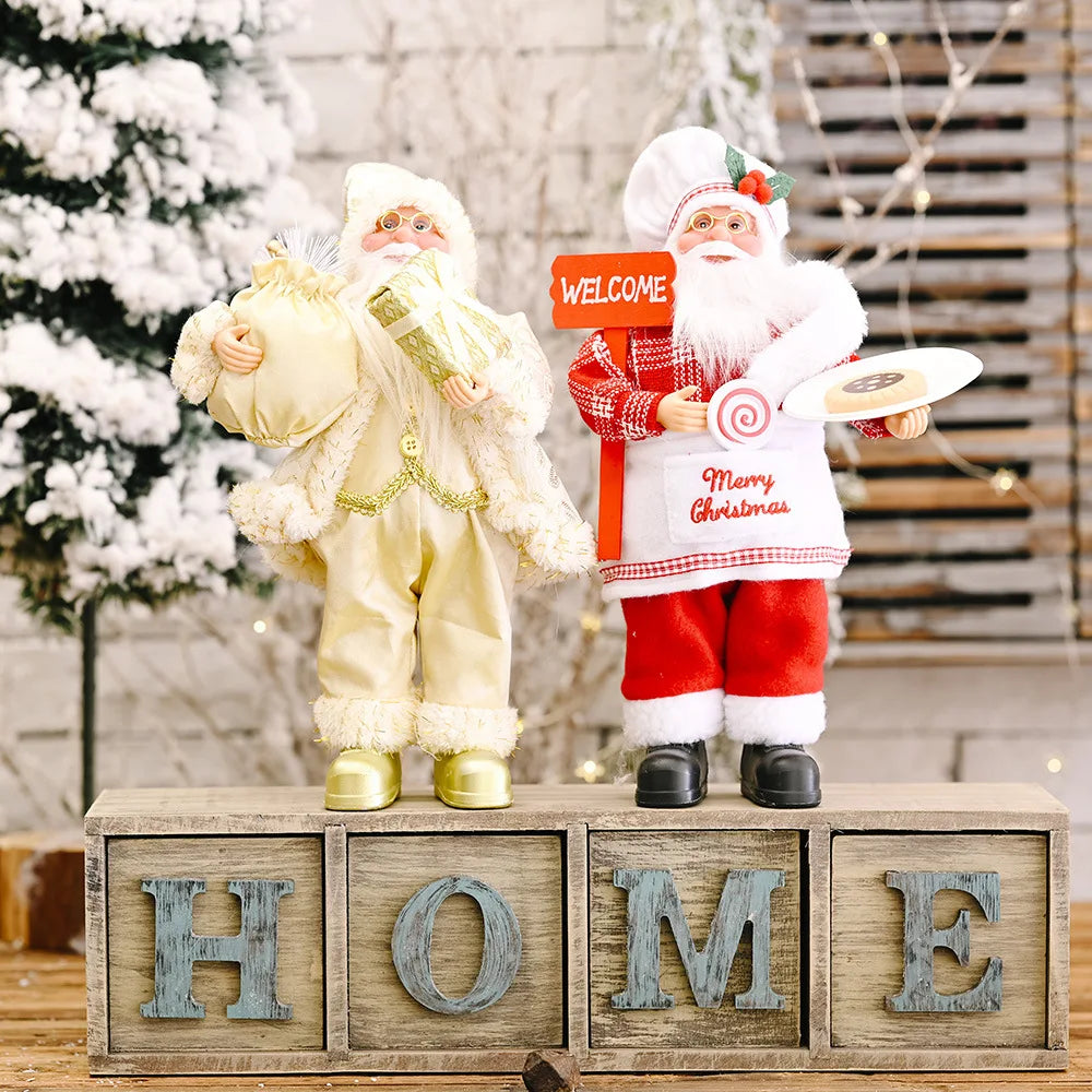 KerstPop - Santa Claus Plush voor Feestelijke Decoratie