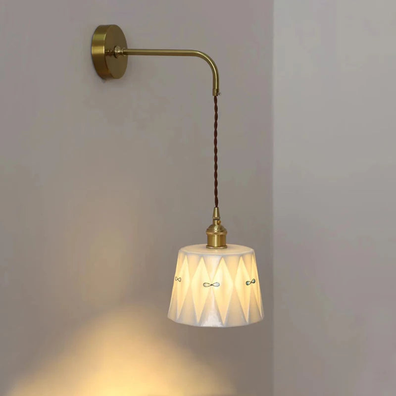 ZenGlow - Japanese Retro Wall Lamp with Pull Switch