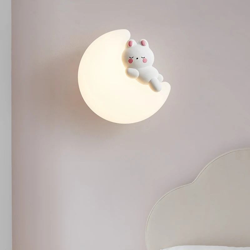 MoonAnimal - Creatieve Maanlamp voor Kinderkamers en Slaapkamers